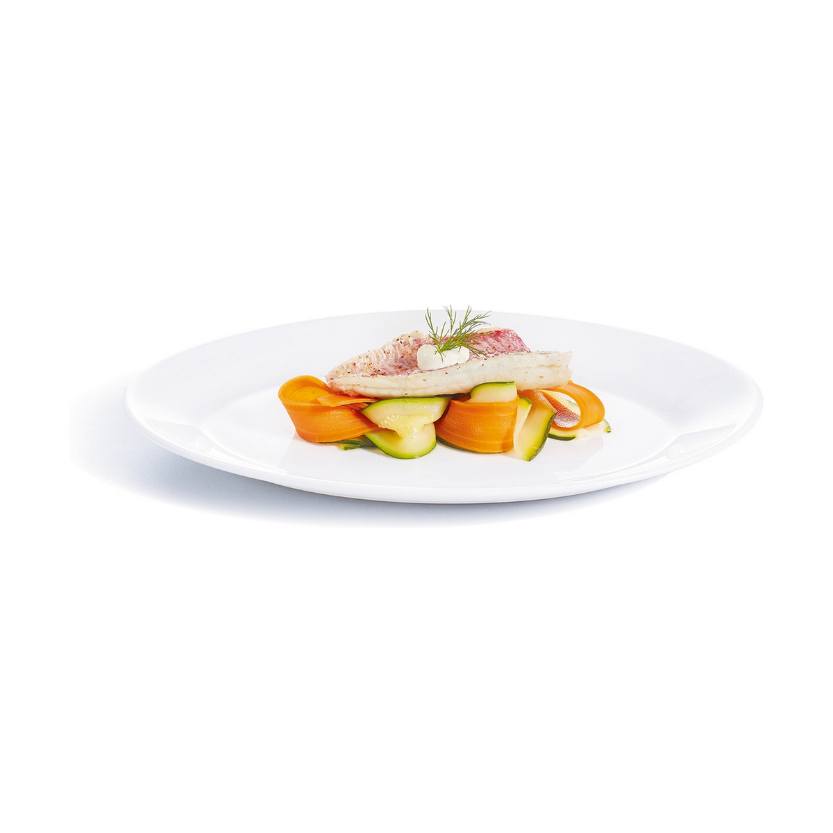 Bakke Arcoroc Hvid Glas (6 uds) ( Ø 29 cm)